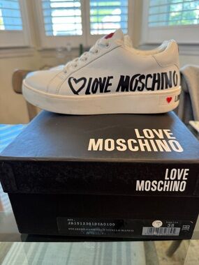Love Moschino White Sneakers